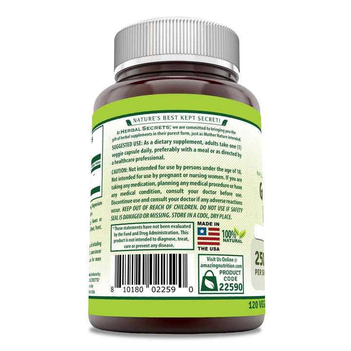 Herbal Secrets Grapeseed Extract 250 Mg 120 Capsules