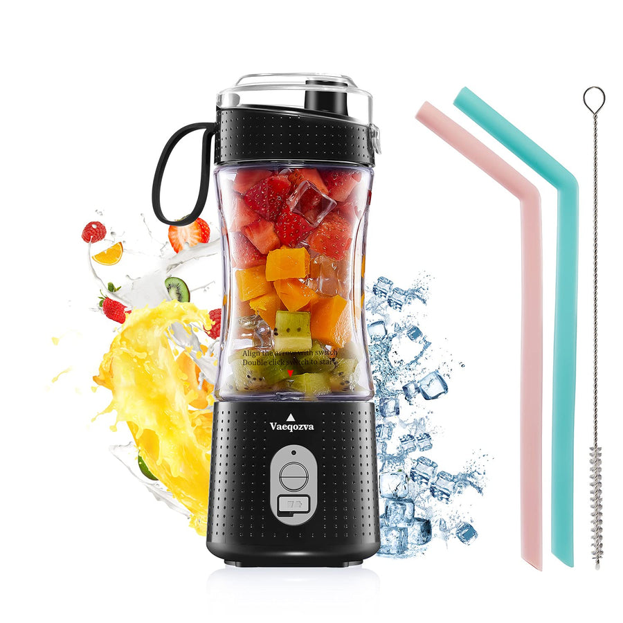 Vaeqozva Portable Blender USB Rechargeable Personal Mix