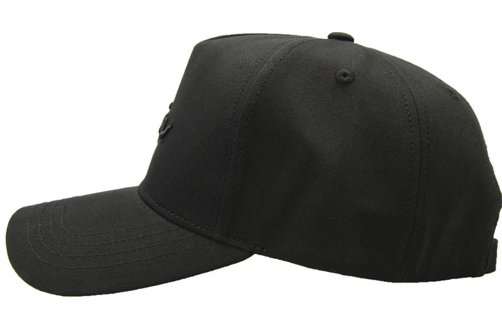 Cap Oversize XXL High Crown Baseball Cap Big Head Hats for Men Dad Hat Adjustable Plain Running Cap 23.6-25.6 (Black)