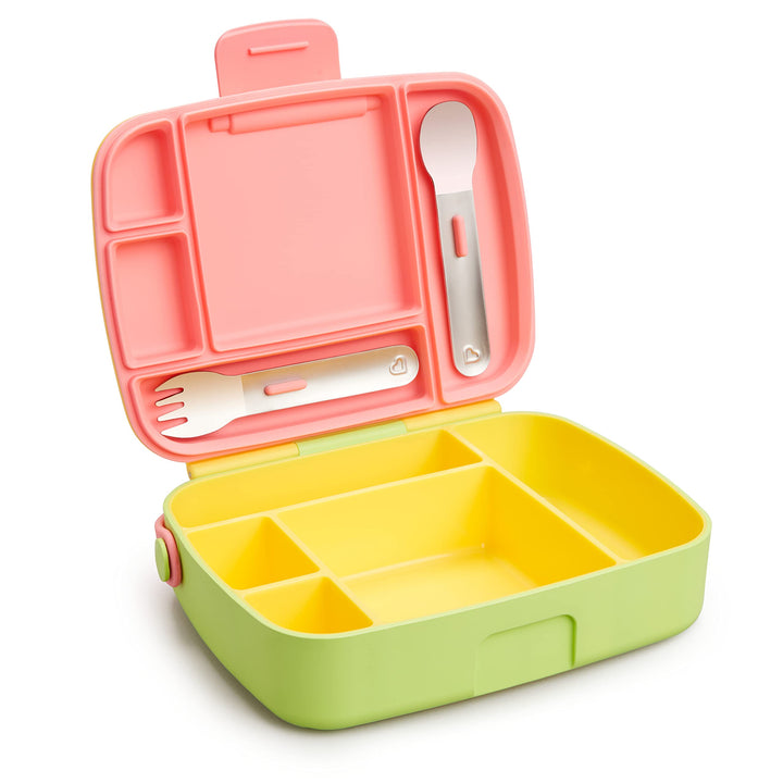 Munchkin® Lunch™ Bento Box for Kids, Includes Utensils,