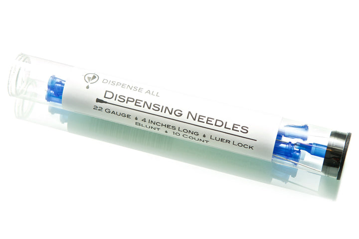 - 10 Pack - Dispensing Needle 4 - Blunt Tip Luer Lock (22 Gauge, Blue)