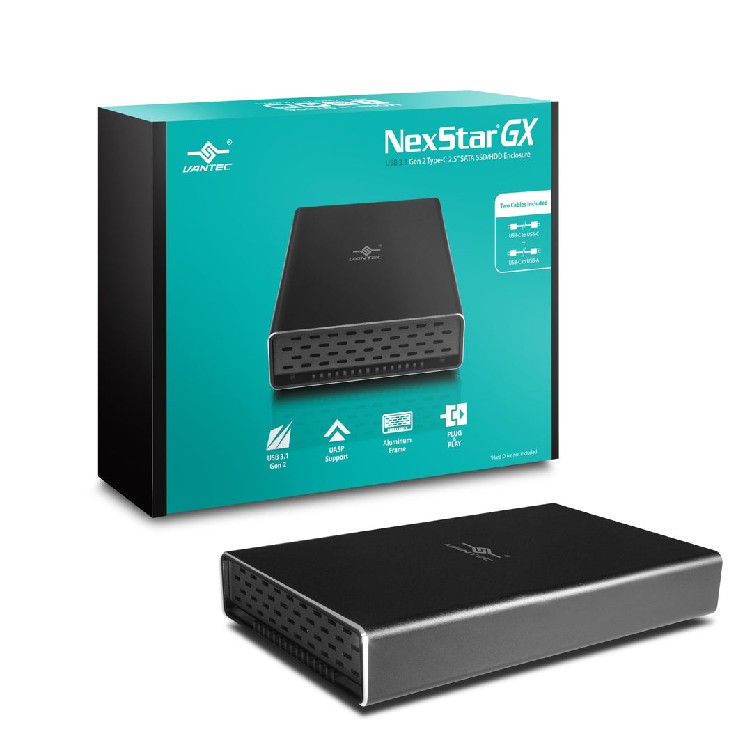 Vantec NexStar Gx USB 3.1 Gen 2 Type-C 2.5” SATA SSD/HD