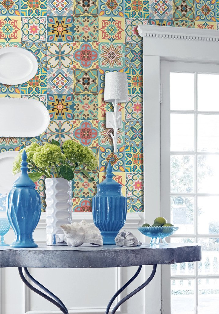 GSS Designs 24 PC Pack Traditional Mexican Talavera Til