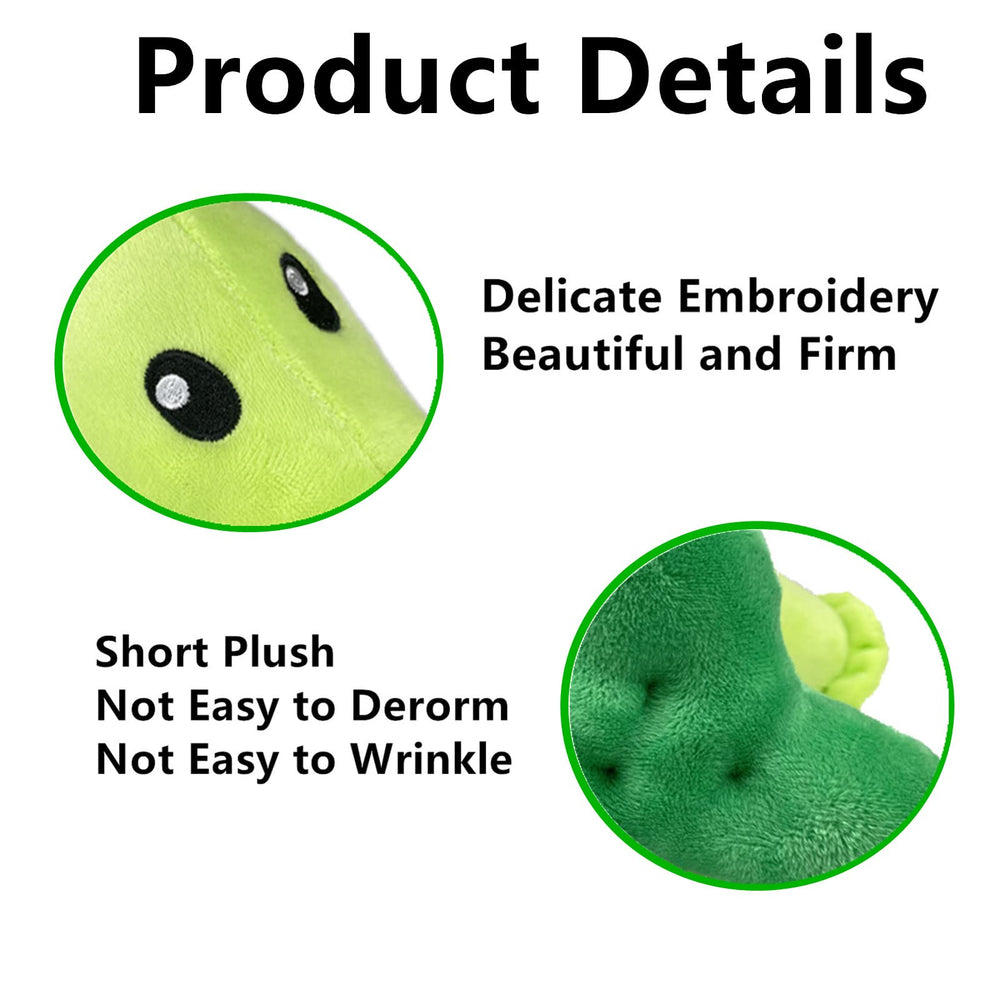 JHESAO 7 Plants and Zombies PVZ Plush Peashooter Toys P