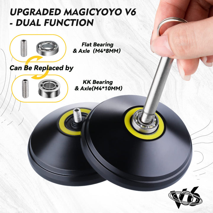 MAGICYOYO V6 Responsive Yoyo for Kids Beginner- Dual Pu