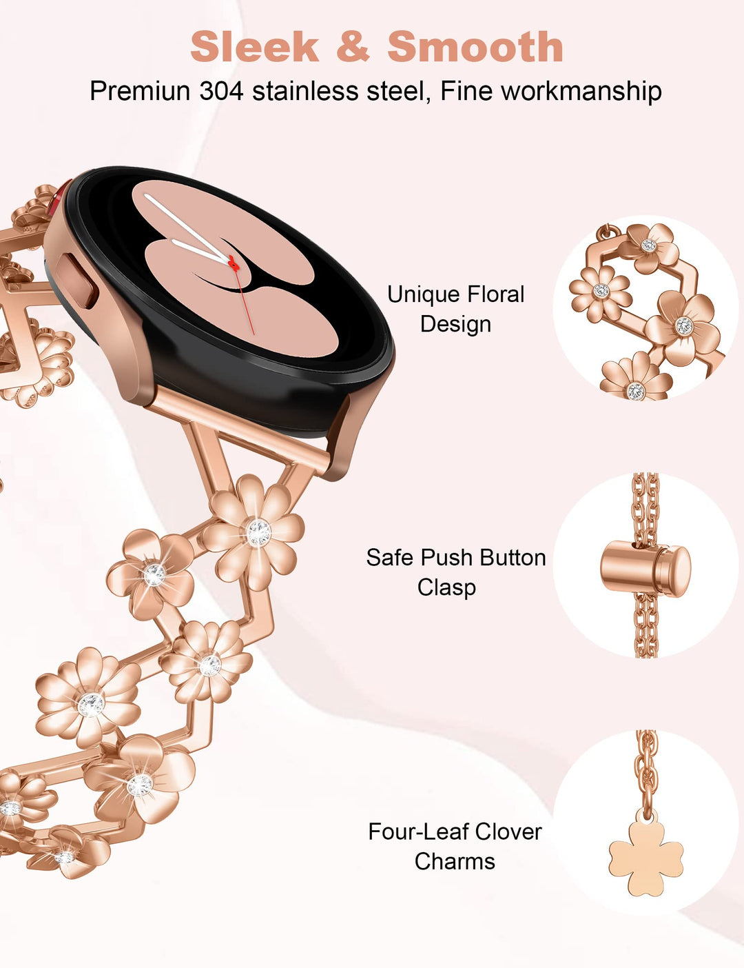 Minyee Bands Compatible with Samsung Galaxy Watch 5 40m