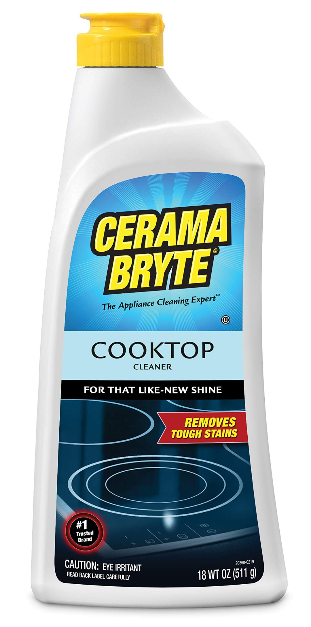 Cerama Bryte Removes Tough Stains Cooktop and Stove Top