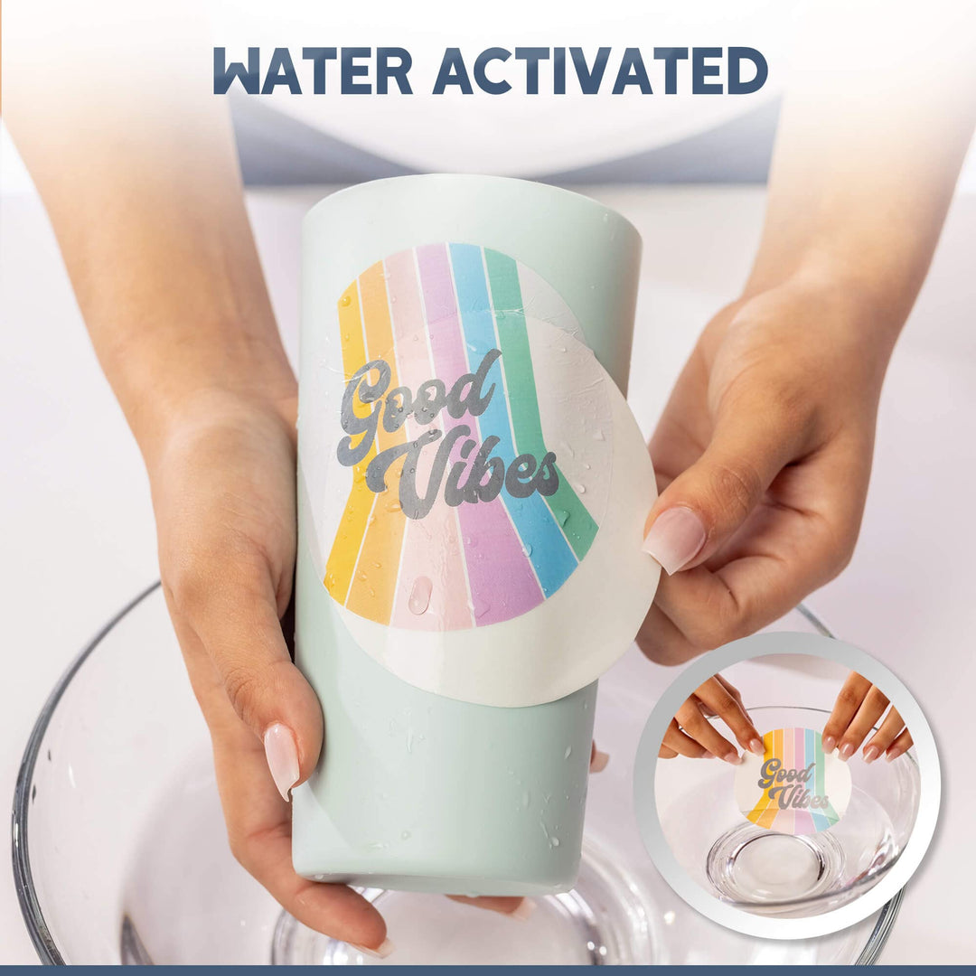 Hayes Paper, Waterslide Decal Paper for INKJET CLEAR 20 Sheets Premium Water-Slide Transfer Paper, A4 Size, 8.25 x 11.7 Inch