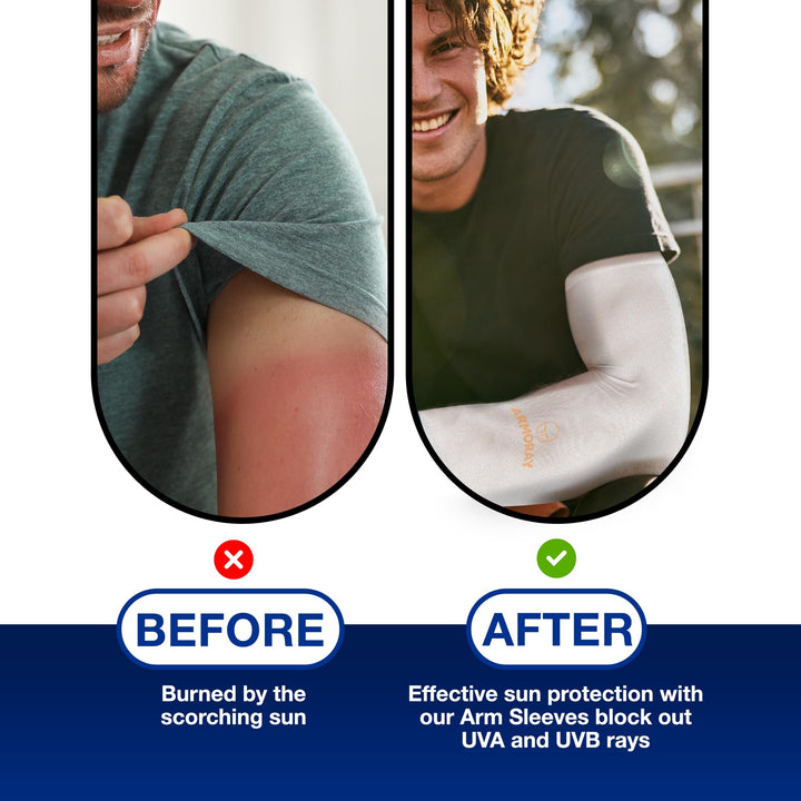 ARMORAY Arm Sleeves for Men - Tattoo Cover Up Sleeves -