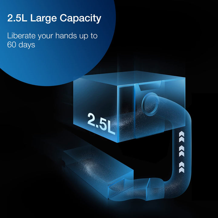 Disposable Dust Bag Deebot, Works with N10 Plus/ N8 Pro Plus / T9 Plus Robot Vacuum and Mop Cleaner, up to 30 Days of Dirt and Debris