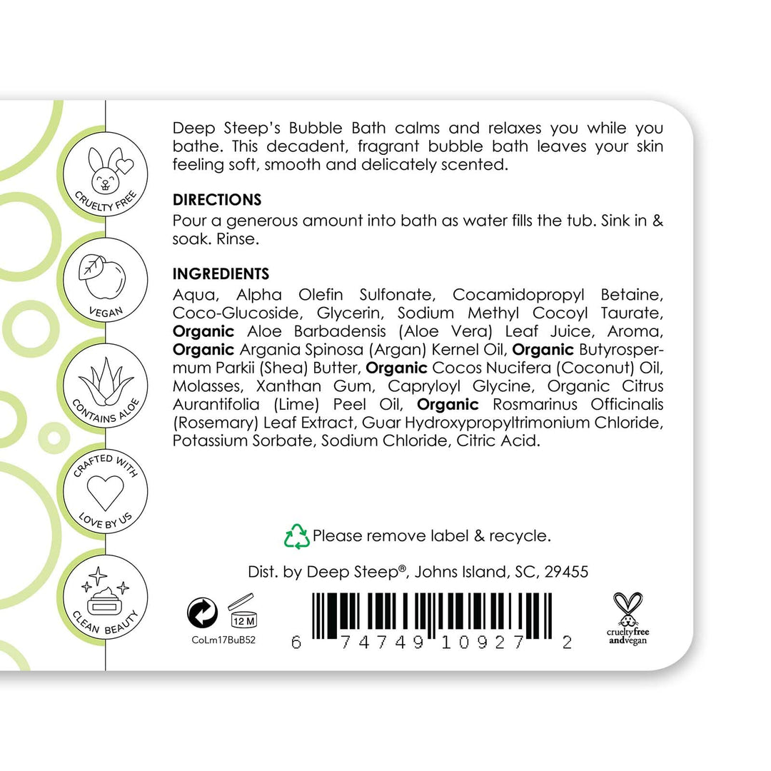 Classic Bubble Bath, Coconut Lime 17.5 fl oz