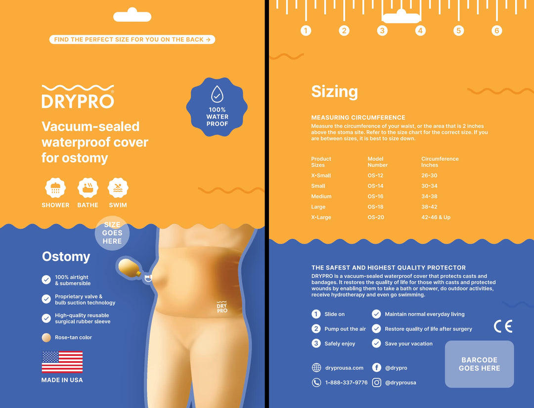 Drycorp Ostomy and Wound Cover, X-large