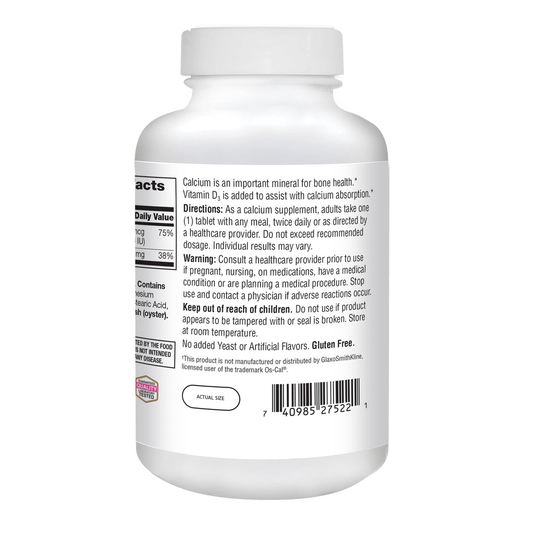 21st Century, Calcium 500 + D3 Plus Extra D3, 400 tablets