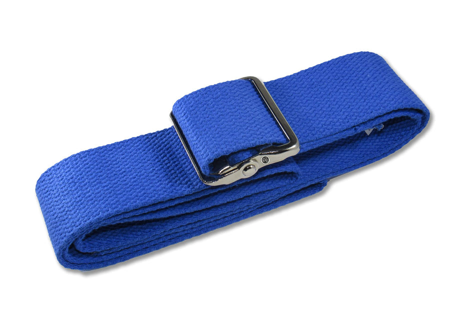 EMI 60 Gait Transfer Belt ROYAL with METAL Buckle 100% 