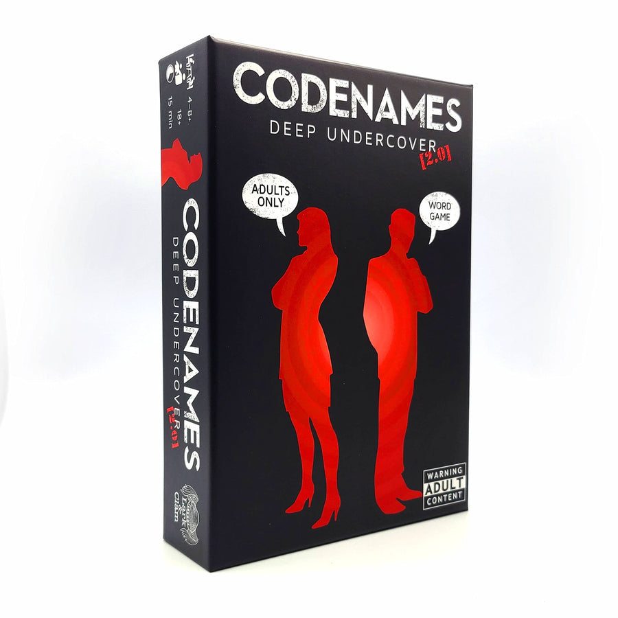 Codenames Deep Undercover 2.0 - Game Night Party Board Game for Adults, Limited Edition
