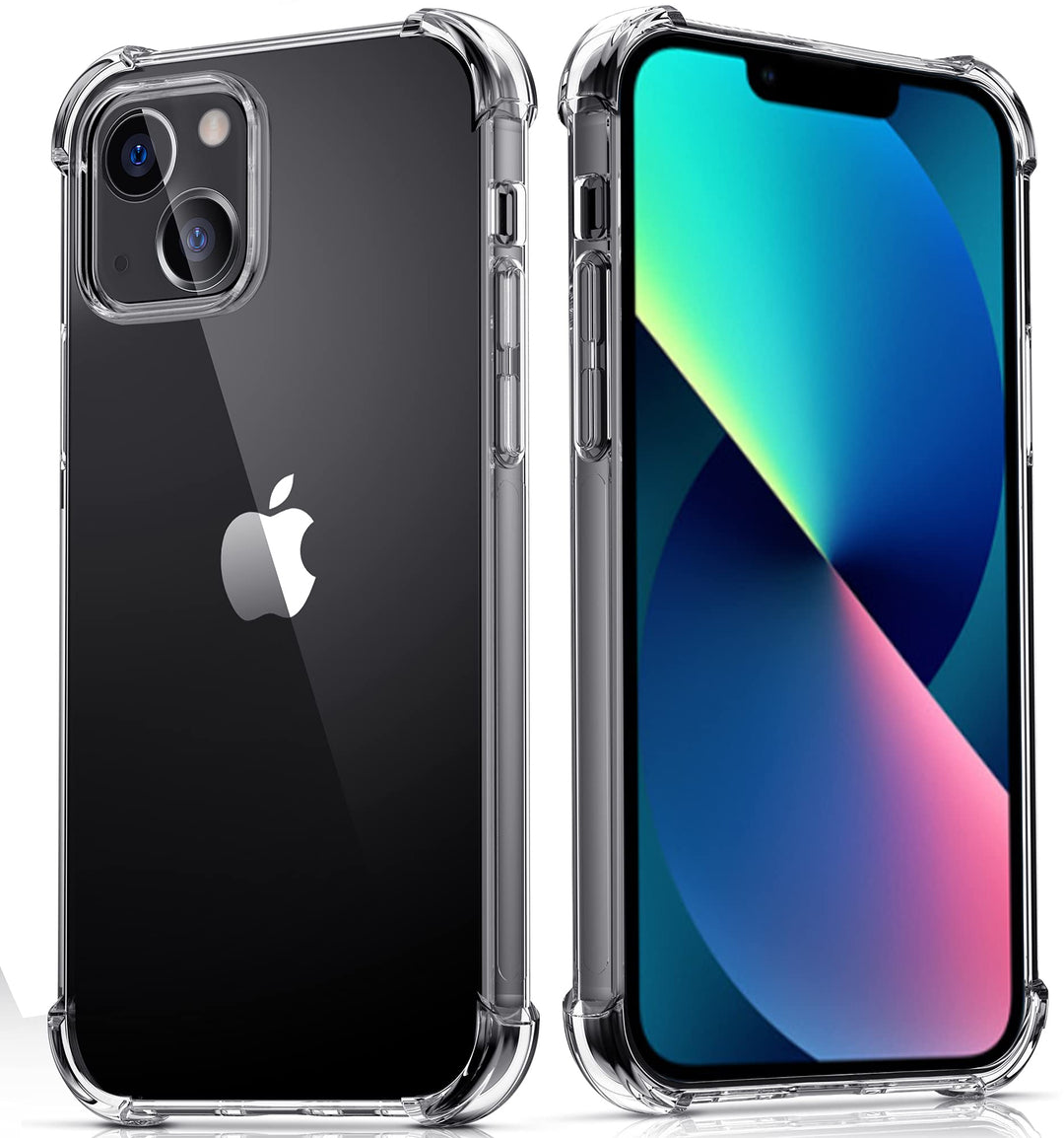 for iPhone 13 Clear Case Shockproof Phone Cover Protective Phone Case for iPhone 13, 6.1 inch