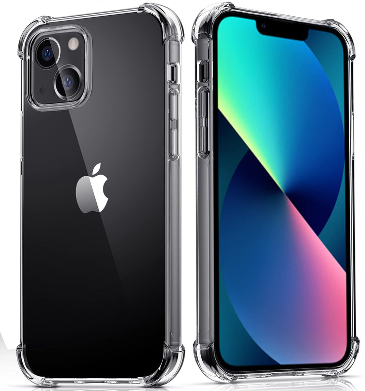 for iPhone 13 Clear Case Shockproof Phone Cover Protective Phone Case for iPhone 13, 6.1 inch