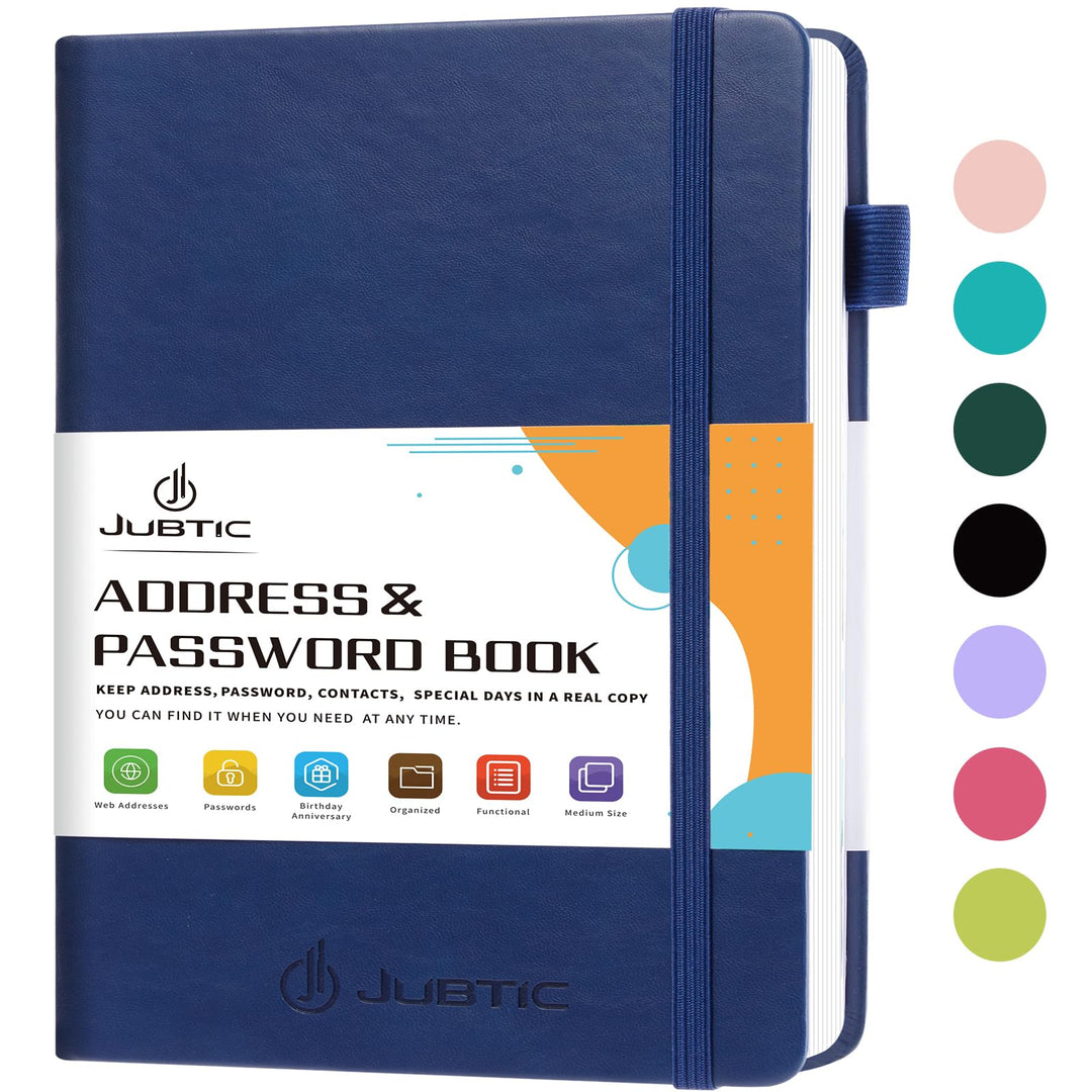 JUBTIC Address book with Alphabetical Tabs, Hardcover P