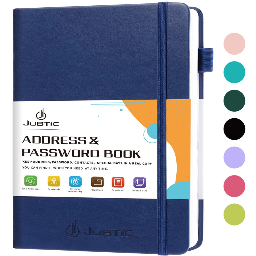 JUBTIC Address book with Alphabetical Tabs, Hardcover P
