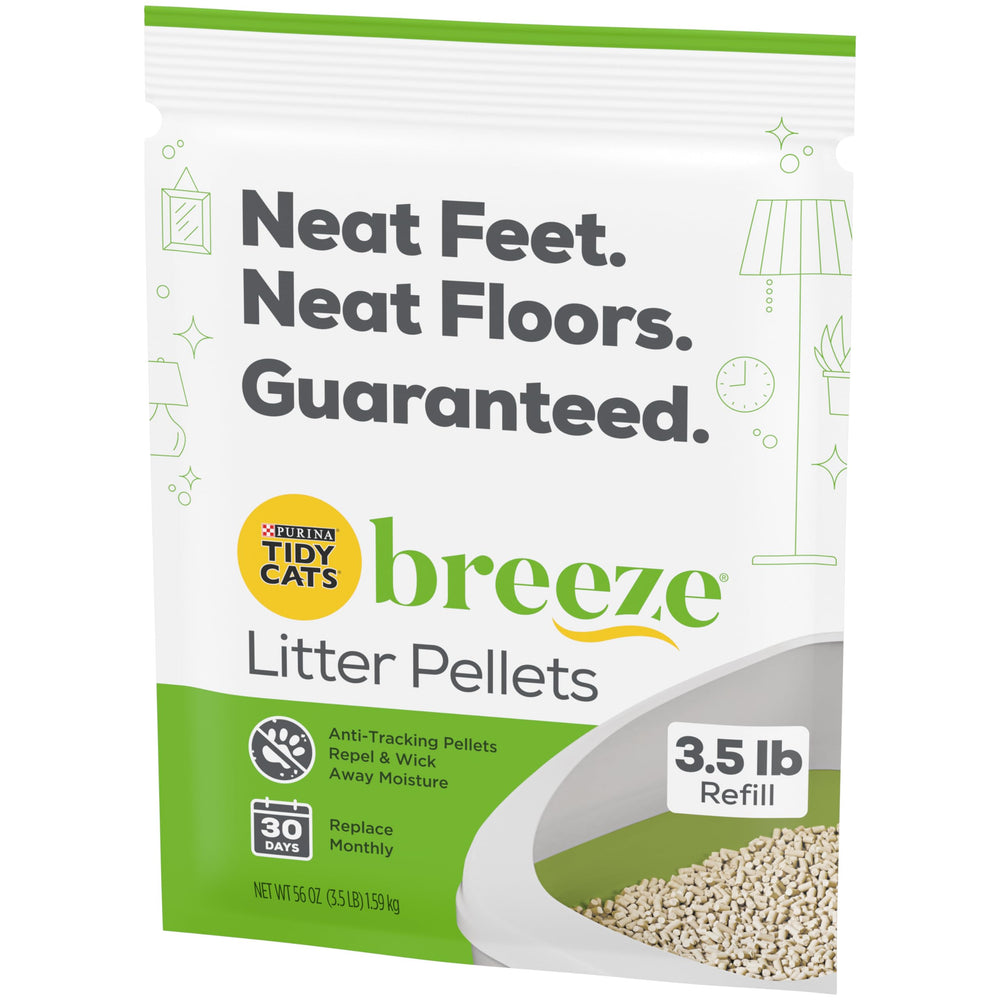 Cats Breeze Cat Litter Pellets, Refill 3.5 lb