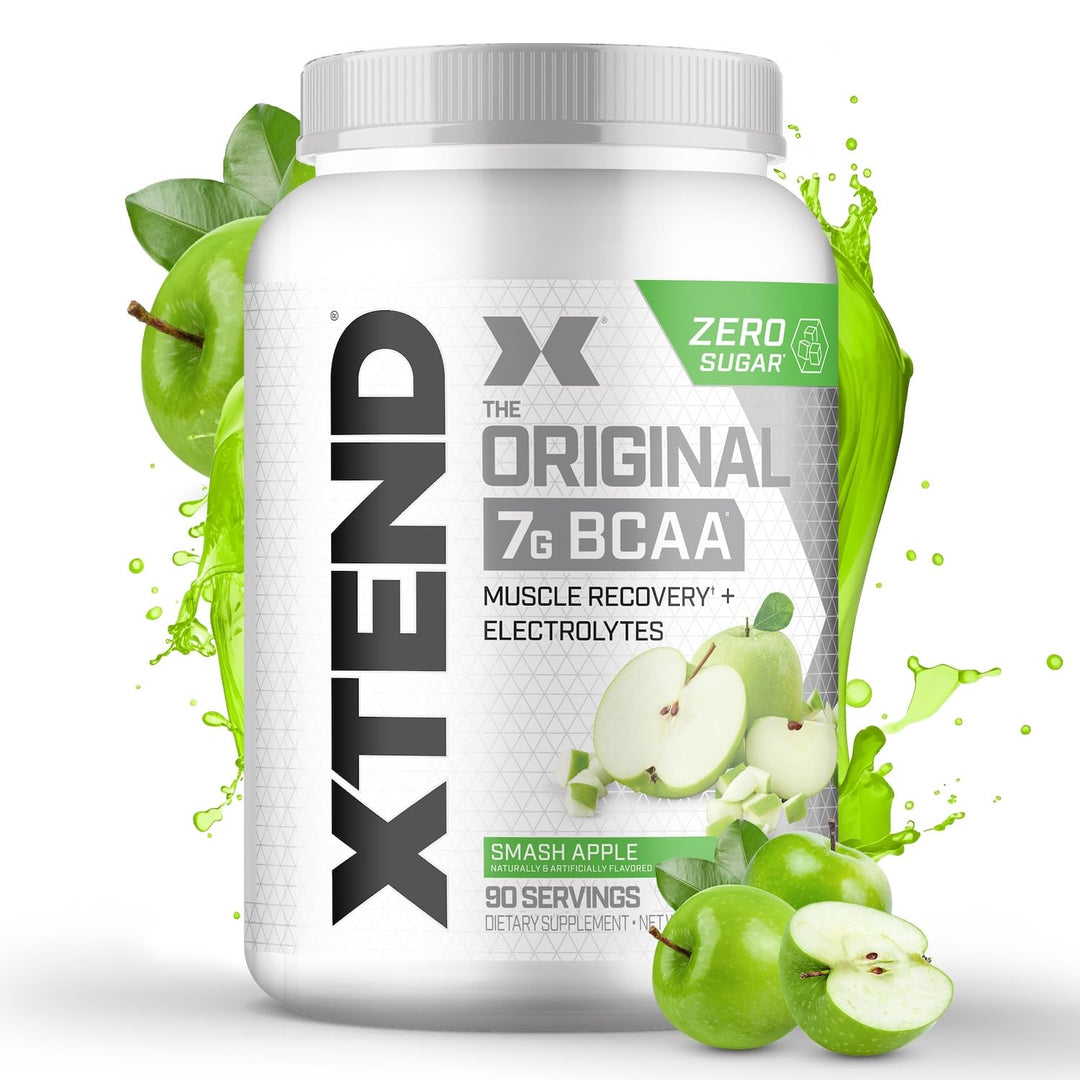XTEND Original BCAA Powder 7g BCAA and 2.5g L-Glutamine, Sugar Free Post Workout Muscle Recovery Drink with Amino Acids for Men &amp; Women, 90 Servings