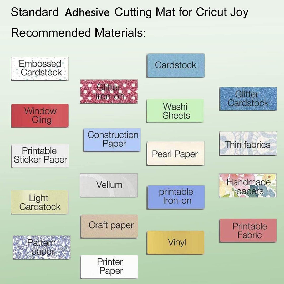 Ecraft Cutting Mat for Cricut Joy - 6 Packs Cutting Mats 4.5X6.5Inch &amp; 4.5X12Inch (Standard &amp; Light) Variety Adhesive Sticky Quilting Joy Mats Replacement Accessories