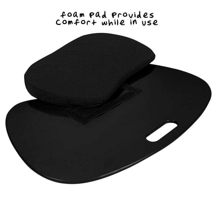 TBL-02869 Portable Laptop Lap Desk with Handle, Black, 23 L x 16 W x 2.5 H