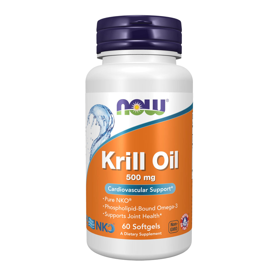 Supplements, Neptune Krill Oil 500 mg, Phospholipid-Bound Omega-3, Cardiovascular Support*, 60 Softgels
