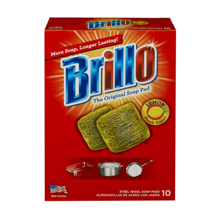 BRILLO WL PAD LEMN 10CT, pack of 2