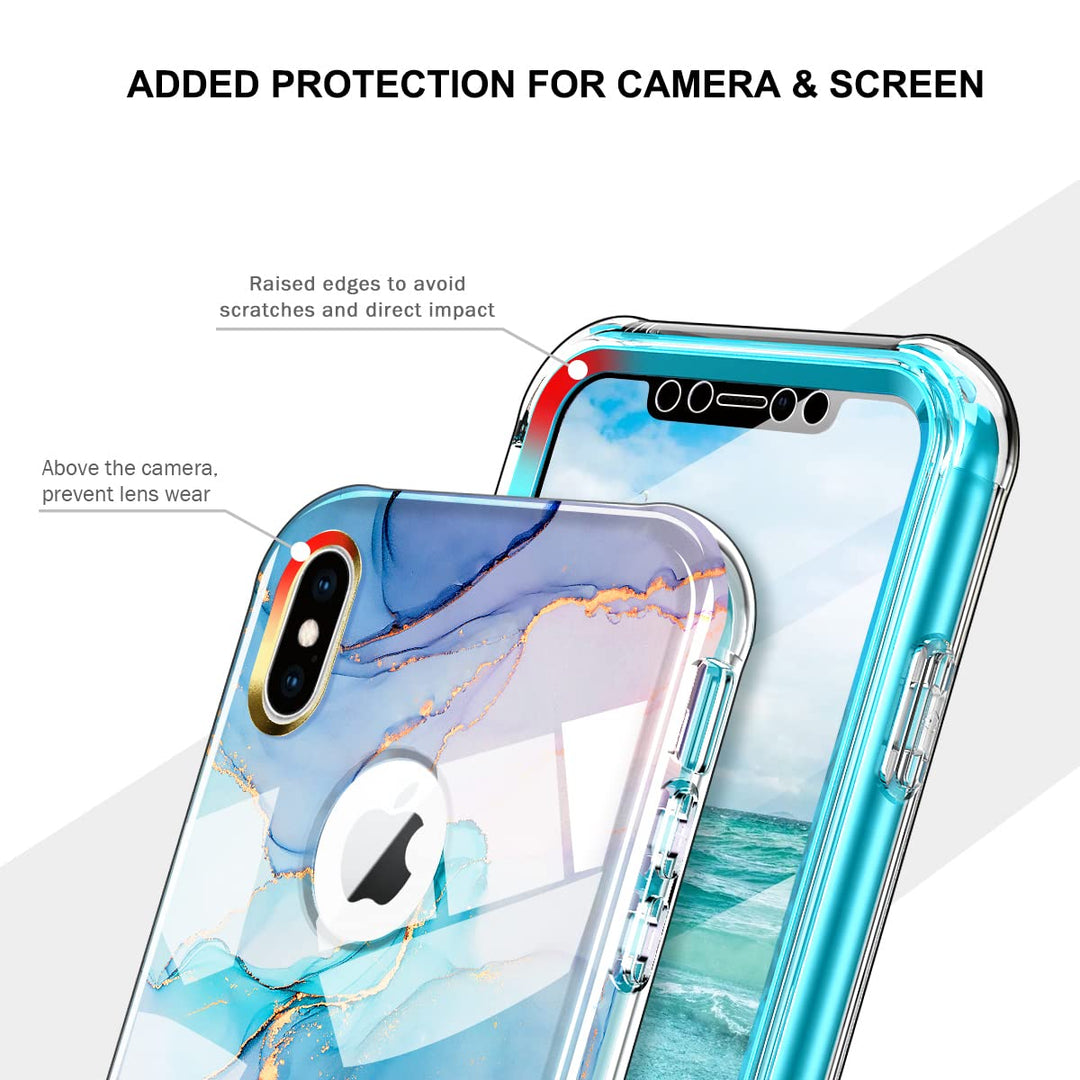 DT Compatible for iPhone Xs Max Case Built with Screen 