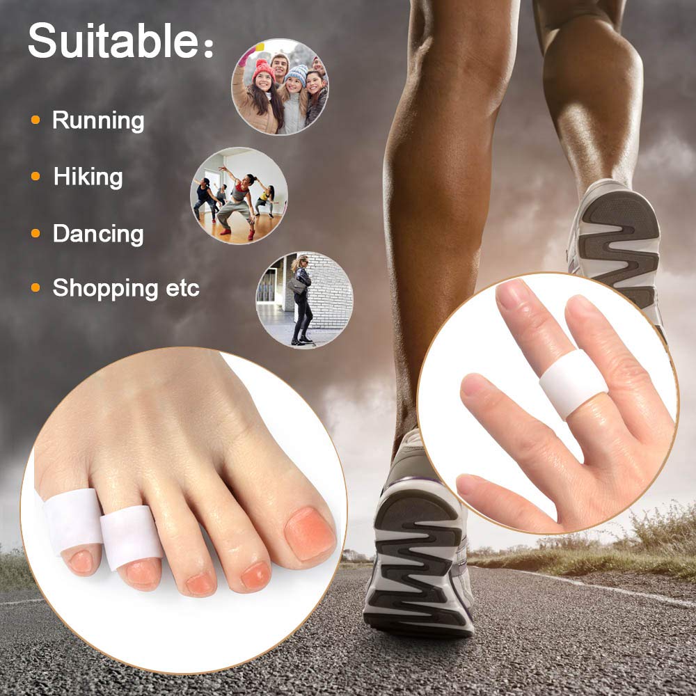 Pinky Toe Sleeves, 5 Pairs/Pack, S Size, Toe Protectors
