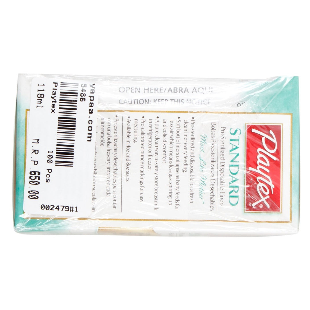 Playtex Standard BPA Free Disposable 4 Ounce - 100 Count