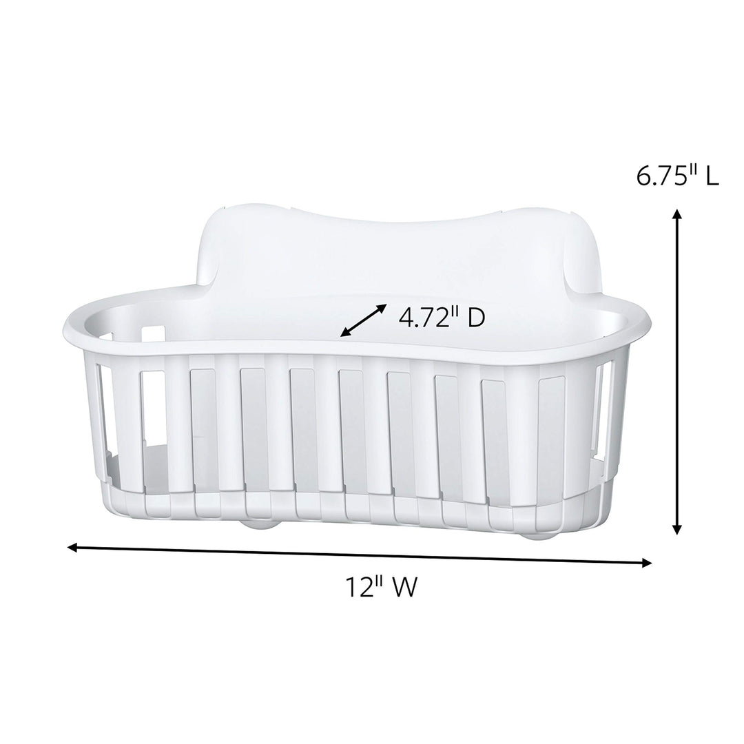 Under Sink Cabinet Caddy, Holds up to 7.5 lbs, 1-Caddy, 4-Strips, Organize Damage-Free