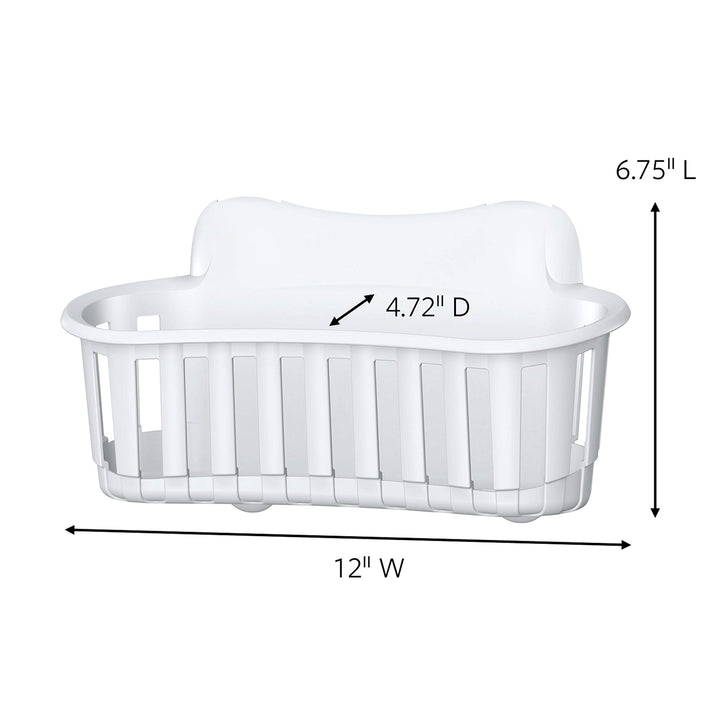 Under Sink Cabinet Caddy, Holds up to 7.5 lbs, 1-Caddy, 4-Strips, Organize Damage-Free