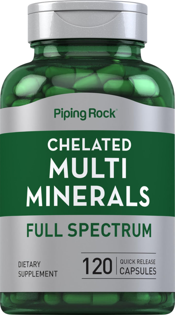 Piping Rock Mega Multi Mineral Chelated Supplement | 12