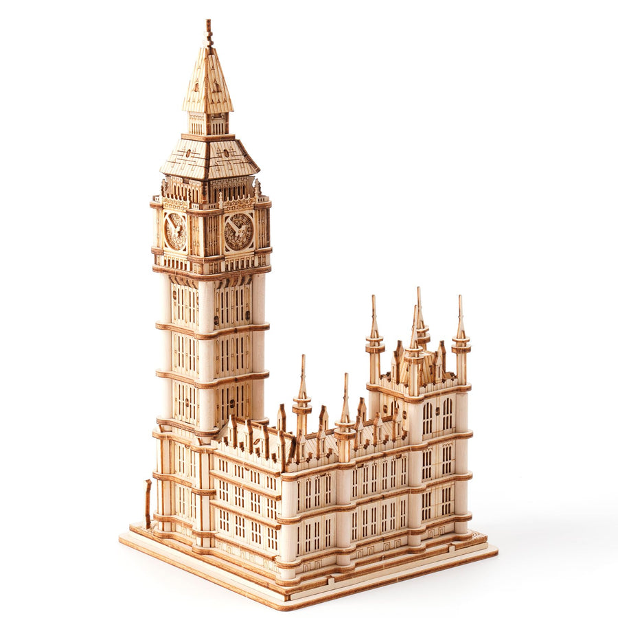 3D Wooden Puzzles for Adults Kids Big Ben -220 Pieces 3D Puzzle Wood London Architecture Model Craft Kits Birthday Gift for Teens/Adults Desk Decor