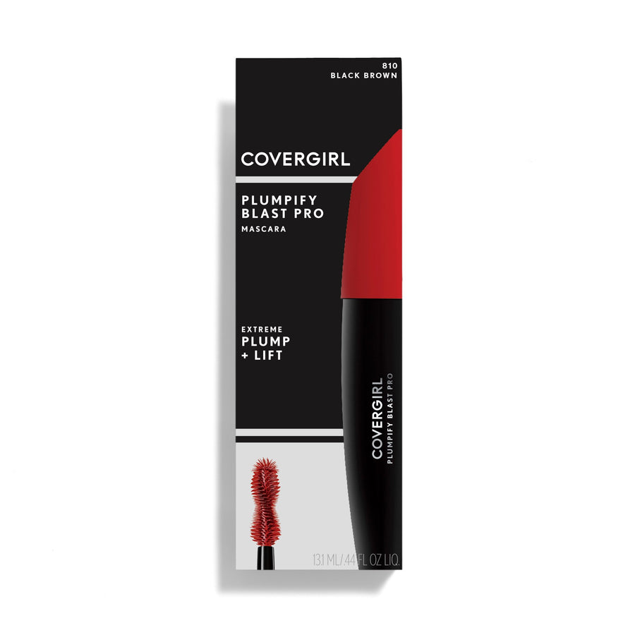 Plumpify BlastPro Mascara, Black Brown ,0.44 fl oz (13ml) (Packaging may vary)