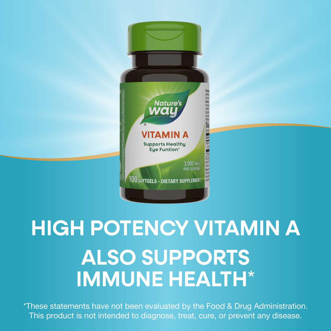 Nature&#39;s Way Vitamin A, High Potency, Supports 