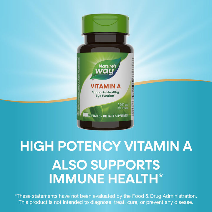 Nature&#39;s Way Vitamin A, High Potency, Supports 