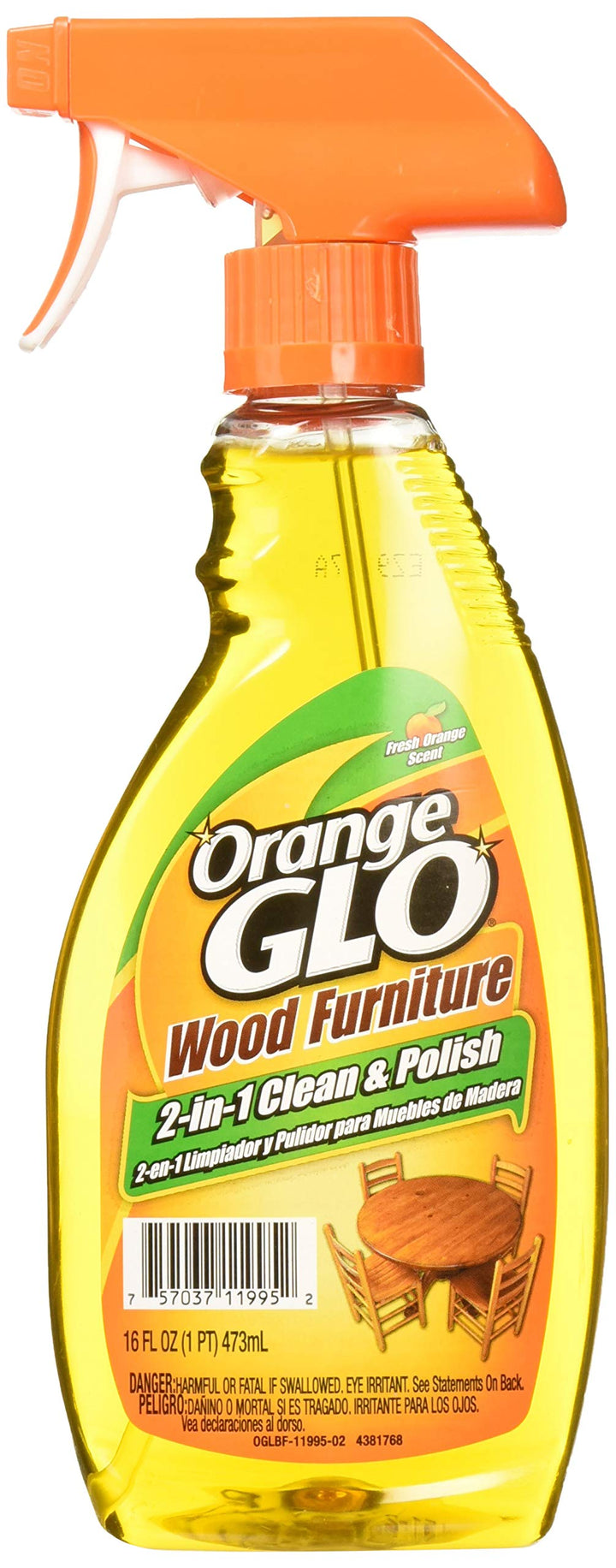 Orange Glo Wood Furniture 2-in-1 Cleaner &amp; Poli