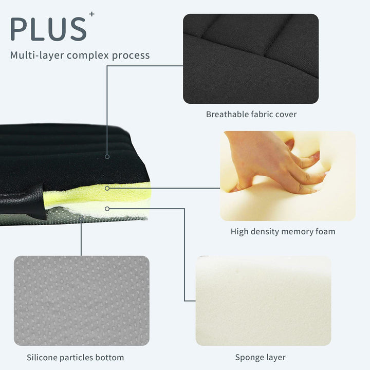 RaoRanDang Thick Seat Cushion Memory Foam Car Seat Cush