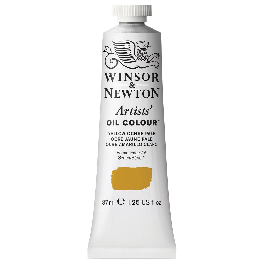 Winsor &amp; Newton Artists&#39; Oil Color, 37ml (1.25 oz) Tube, Yellow Ochre Pale