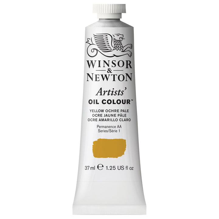 Winsor &amp; Newton Artists&#39; Oil Color, 37ml (1.25 oz) Tube, Yellow Ochre Pale