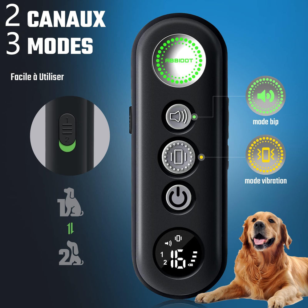 Dog Training Collar with Remote-Rechargeable Shock Collar for Small Large Dogs,3000Ft Control e Collar for Dogs Training with Beep/Vibrate/Safe Shock
