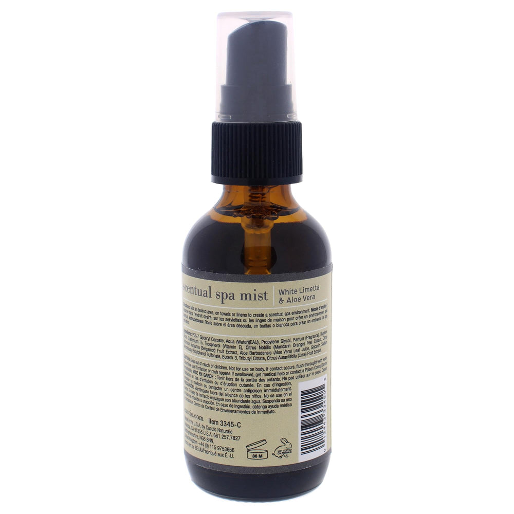 Cuccio - Scentual Spa Mist - White Limetta and Aloe Ver