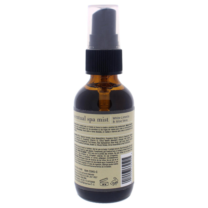 Cuccio - Scentual Spa Mist - White Limetta and Aloe Ver