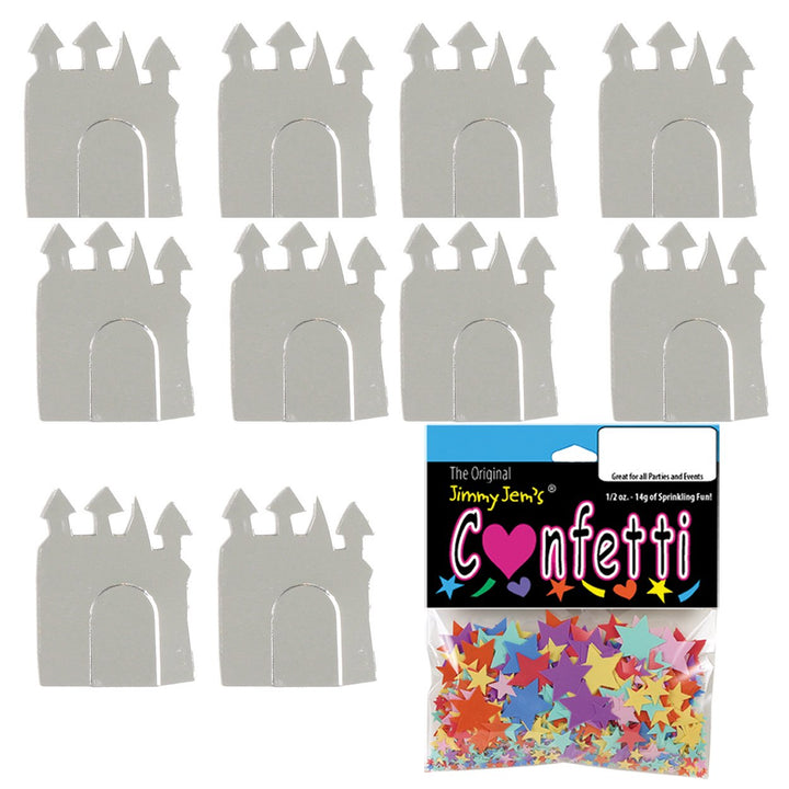 Confetti Castle Silver - Retail Pak #9287 - Free Ship