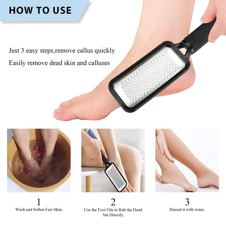 SetSail Foot File Callus Remover Metal Surface Foot Scr