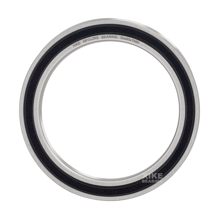 10 Pcs 6810-2RS Bearings 50x65x7mm, Double Rubber Seals and Pre-Lubricated, Deep Groove Ball Bearing.