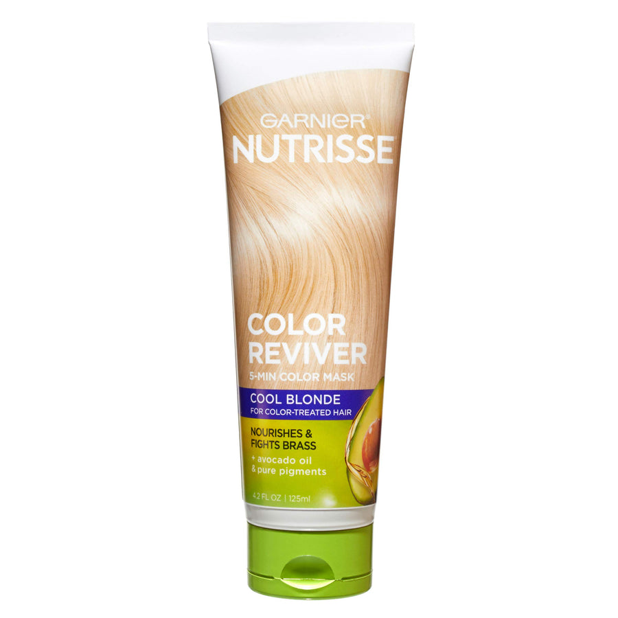 Nutrisse 5 Minute Nourishing Color Hair Mask with Triple Oils Delivers Day 1 Color Results, for Color Treated Hair, Cool Blonde, 4.2 fl. oz.